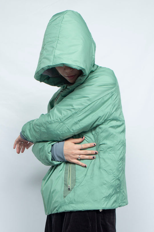 LEAF DOWN JACKET GREEN