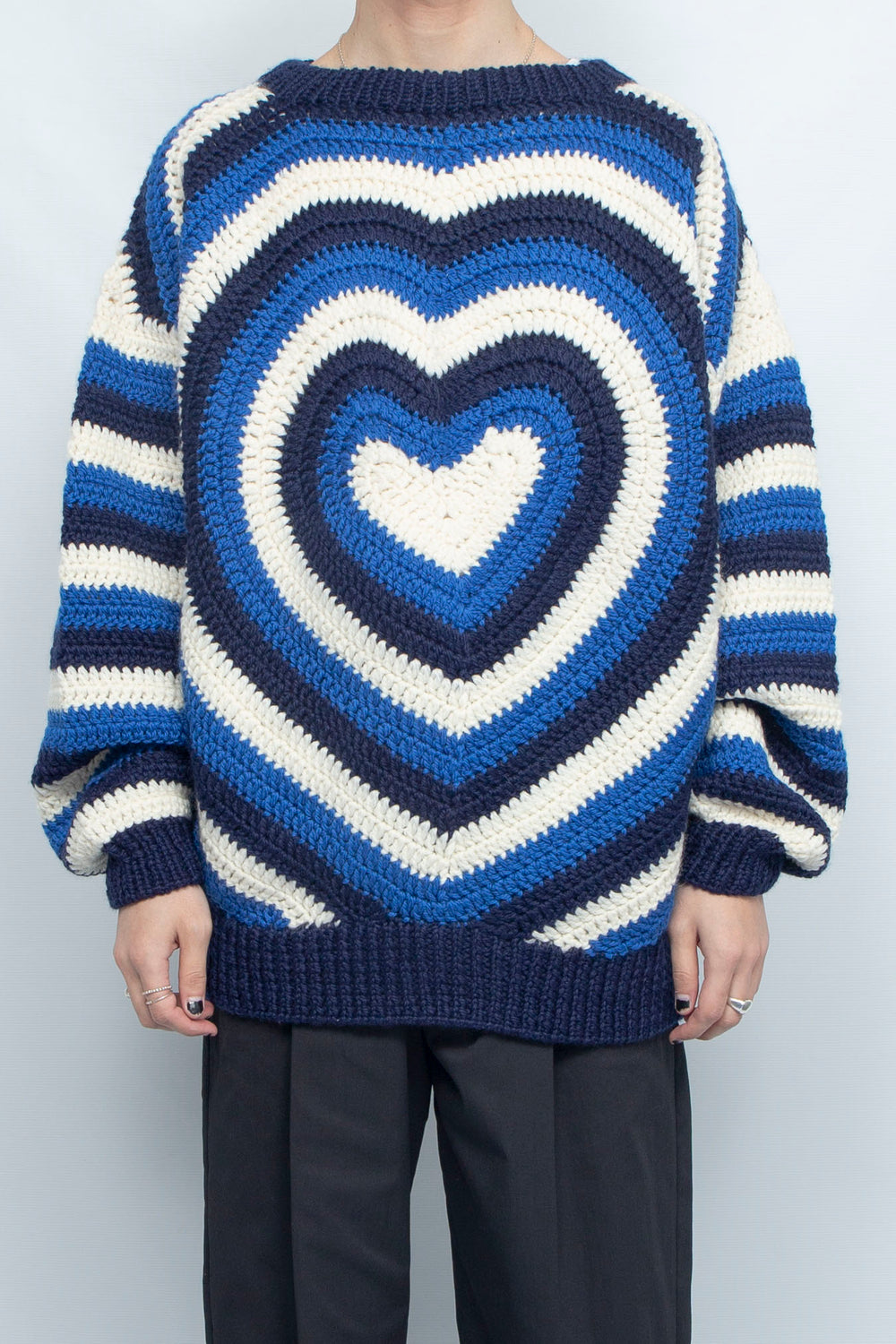 HEARTY HAND KNIT NAVY