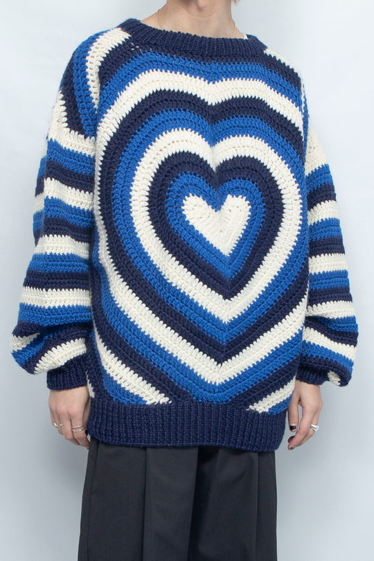 HEARTY HAND KNIT NAVY