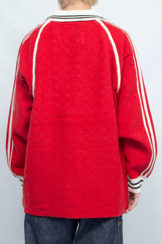 KNITTING CLASSIC SOCCER JERSEY RED