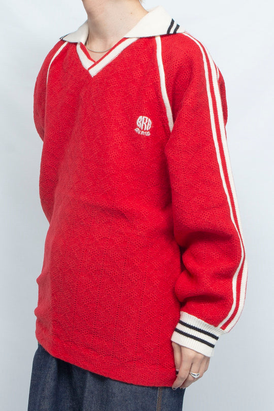 KNITTING CLASSIC SOCCER JERSEY RED