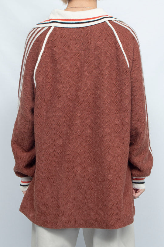 KNITTING CLASSIC SOCCER JERSEY BROWN