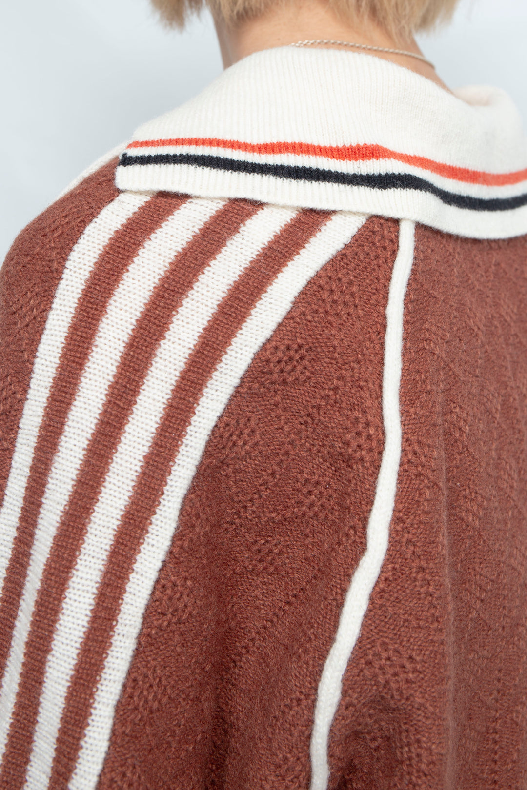 KNITTING CLASSIC SOCCER JERSEY BROWN