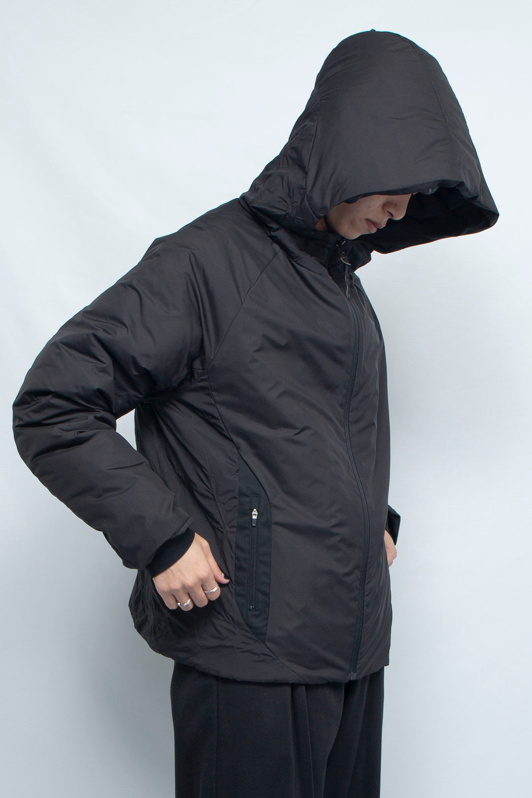 LEAF DOWN JACKET BLACK