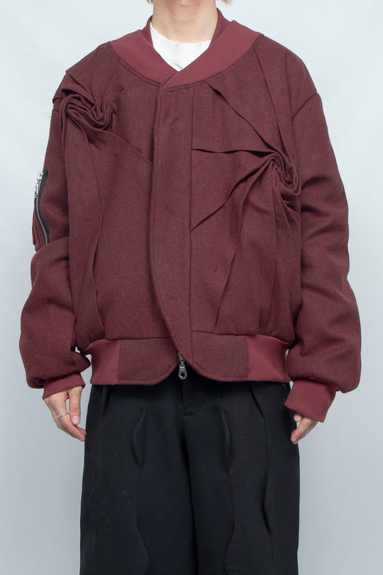 Swirl MA-1 Bomber Jacket Red