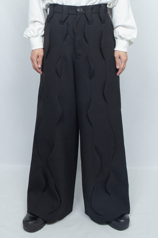 Water Wave Pants BLACK