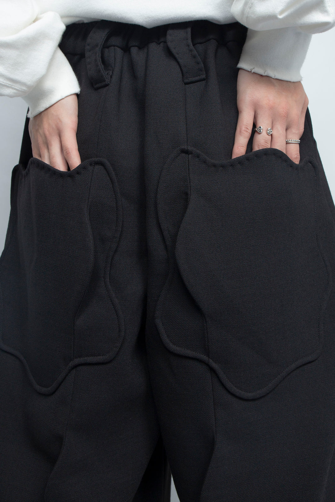 Water Wave Pants BLACK