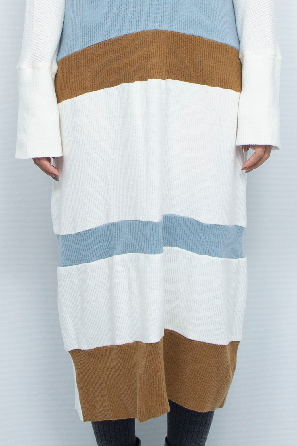 border stripe dress