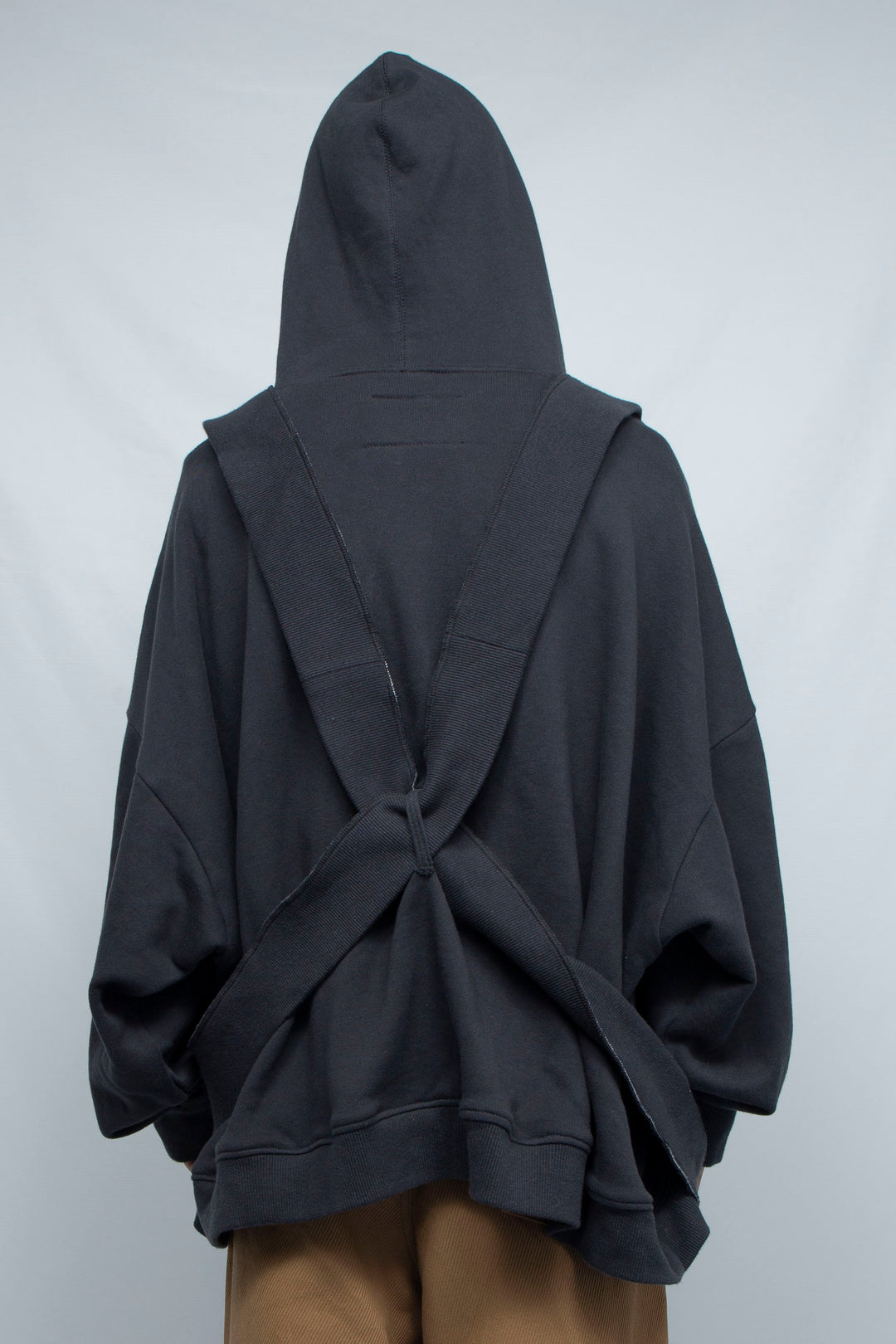 OVER BELT HOODIE CHARCOAL