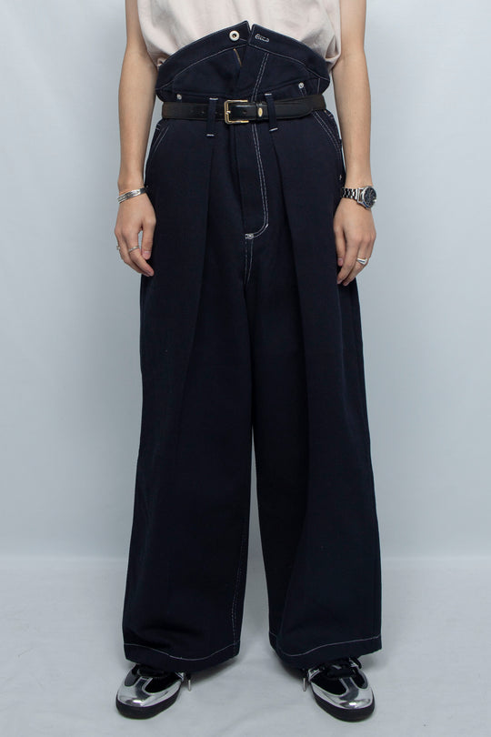 MEKURE BAGGY PANTS NAVY