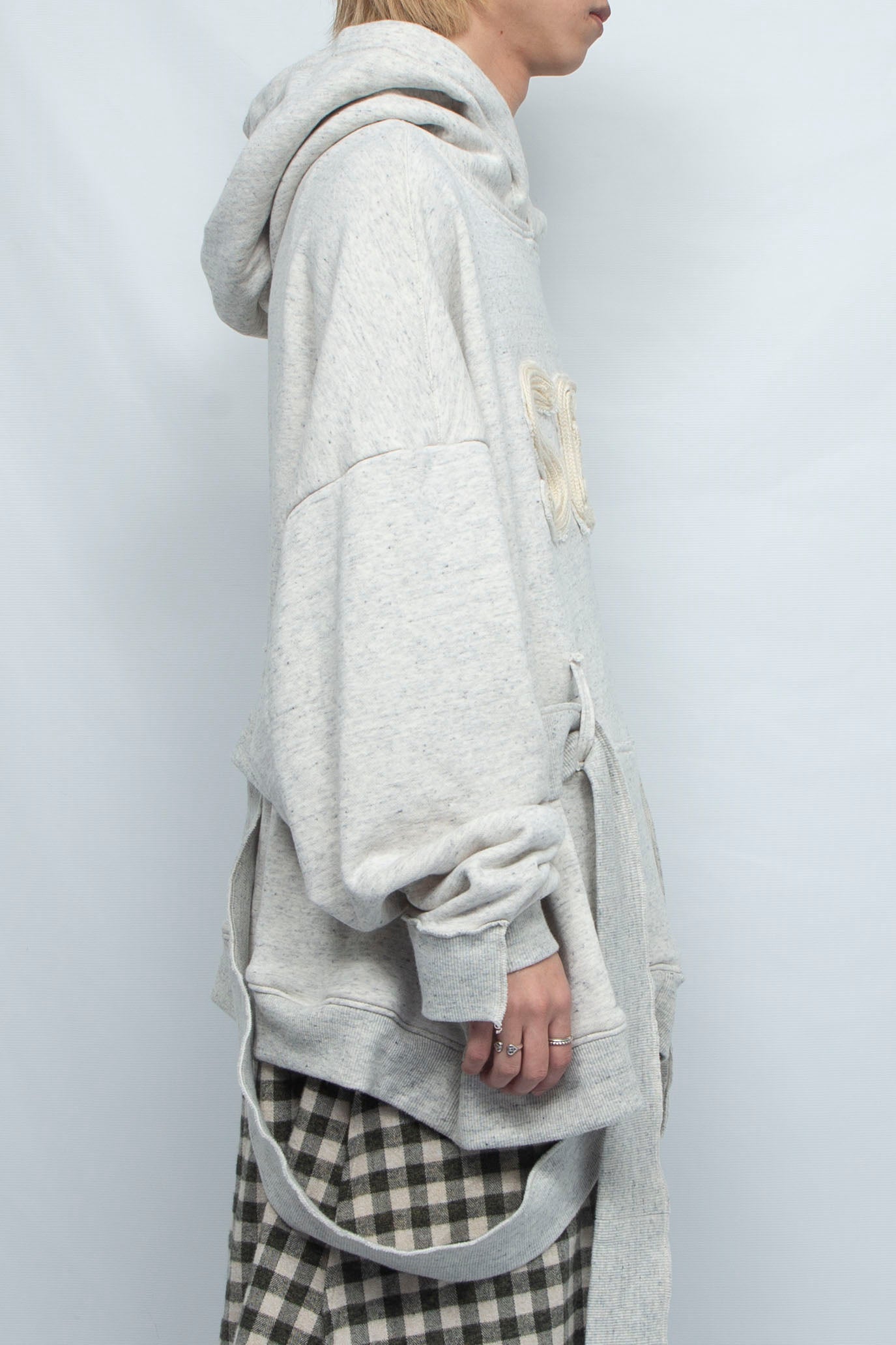 OVER BELT HOODIE OATMEAL SIKIYA 通販・取り扱い店舗 渋谷