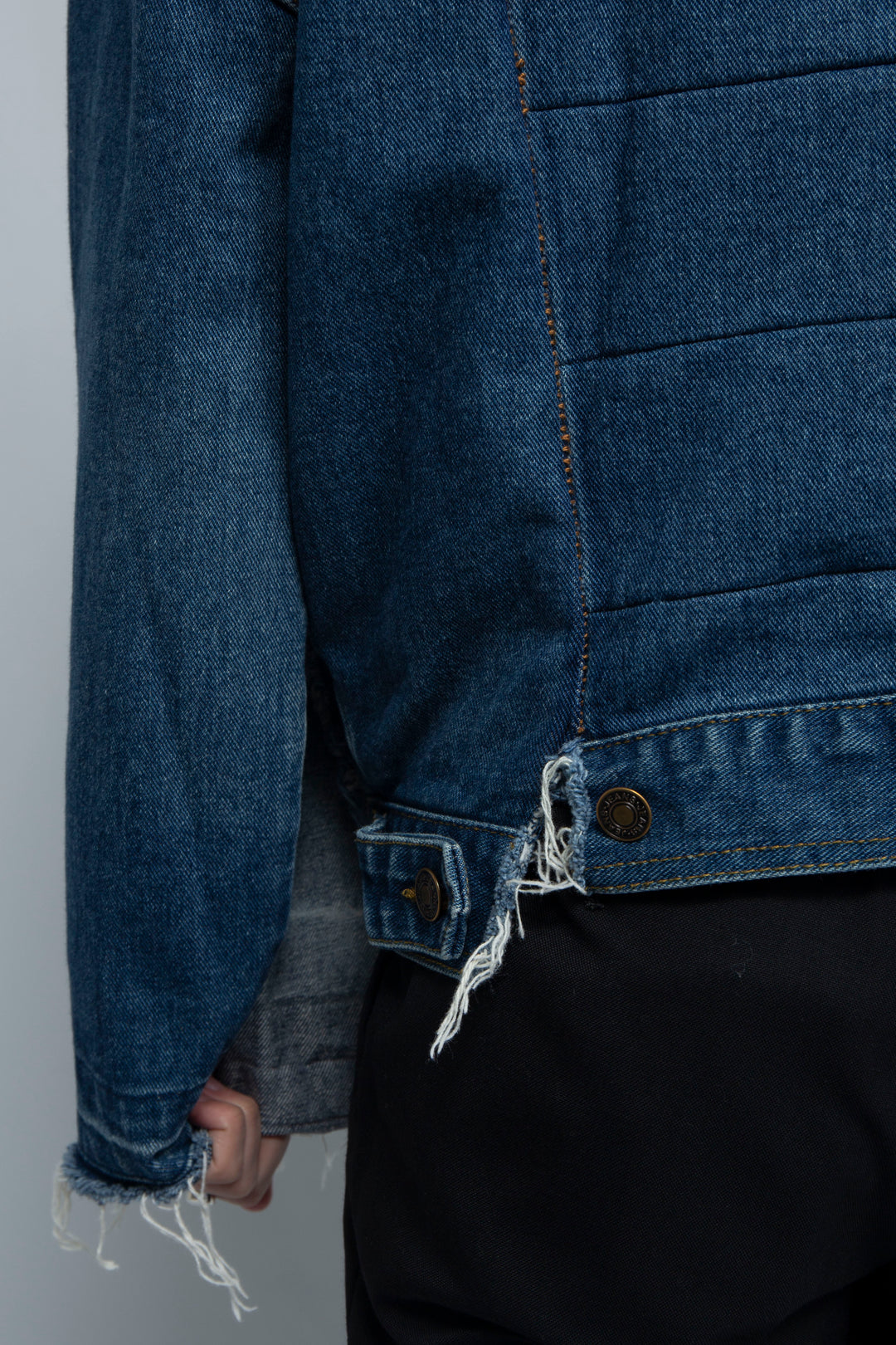 INDIGO SASHIKO COLLAR DENIM JACKET