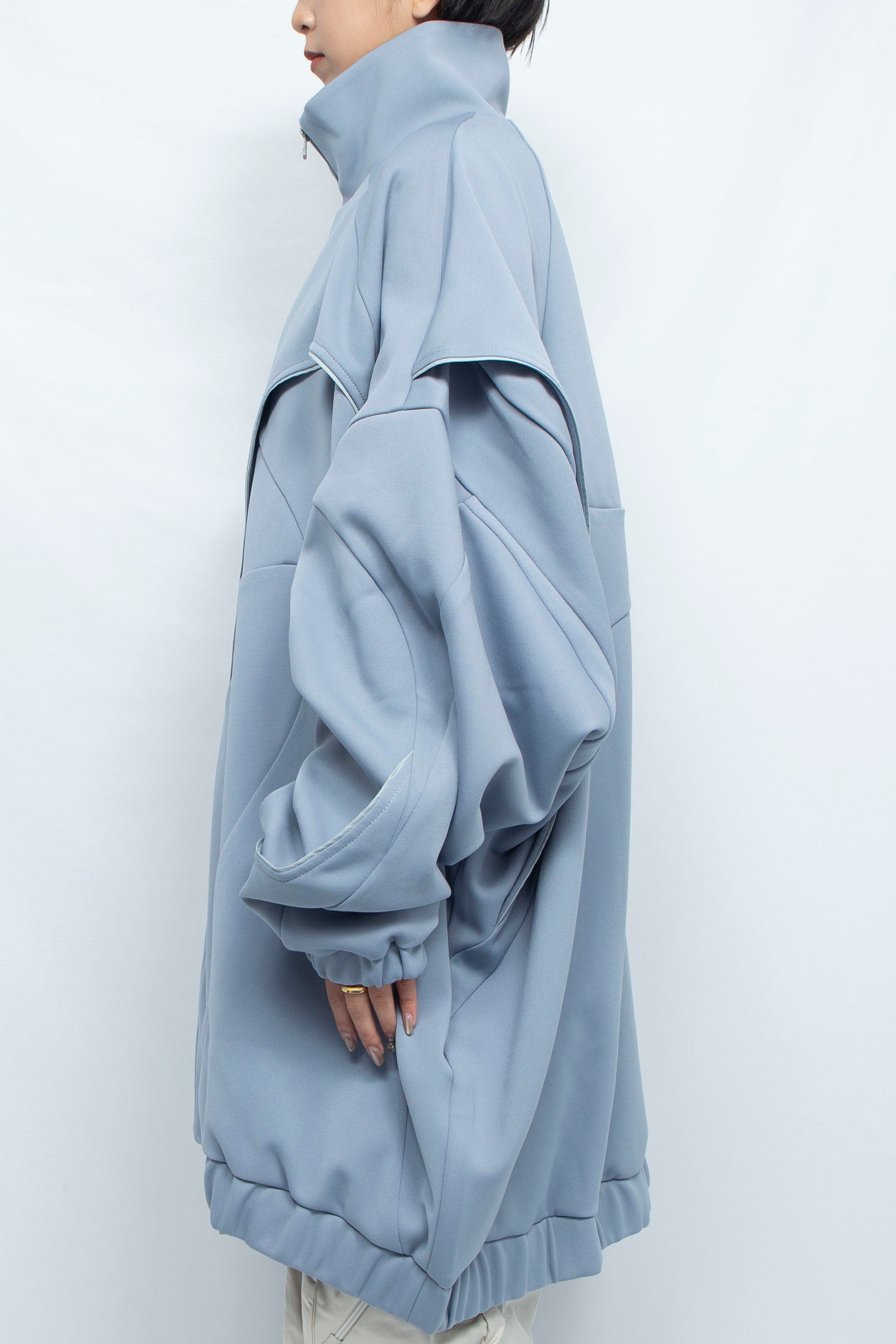 Ω オーム BALMUNG ジャージブルゾン 19AW 重ねジャージ GRAY / BALMUNG（バルムング）通販 店舗 / 渋谷・神泉