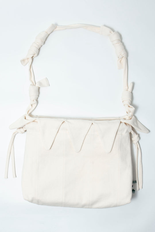 Food chain bag big Ivory