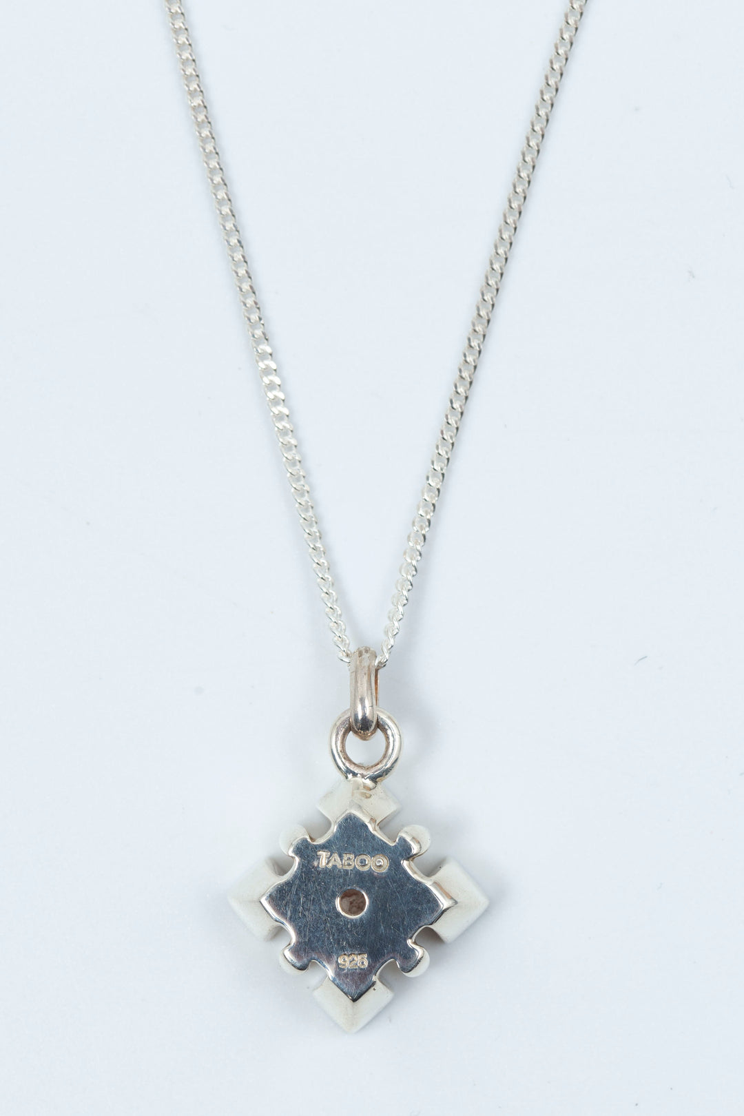 Rhombus silverblock Necklace