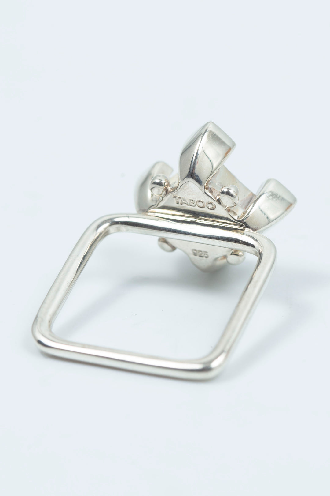 Rhombus silverblock 002 Ring