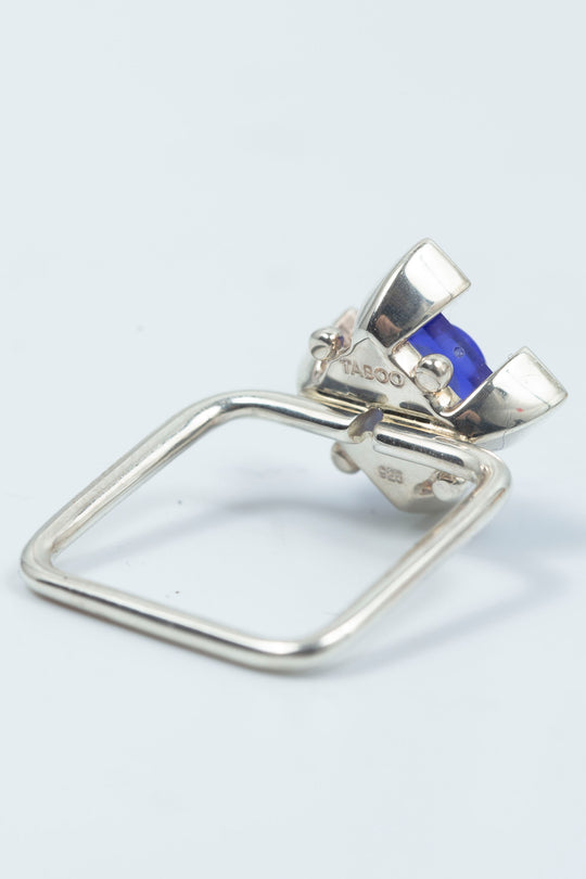 Rhombus colorblock  ring