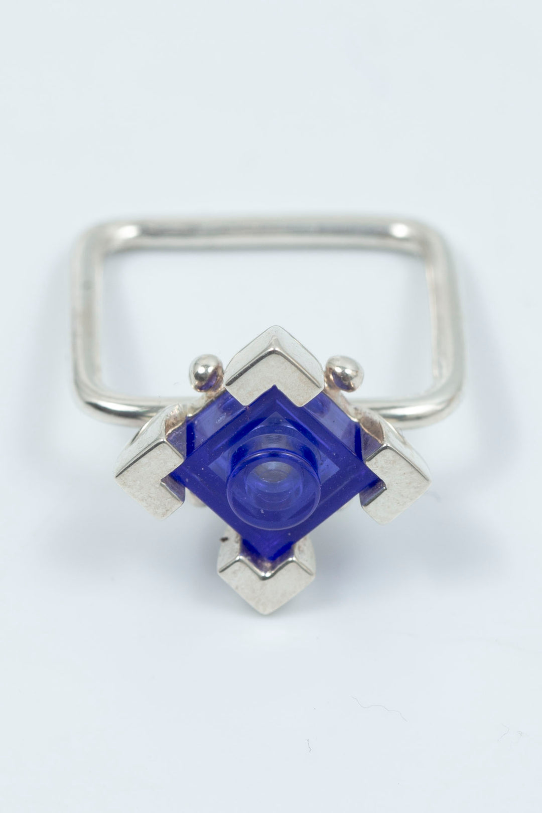 Rhombus colorblock  ring