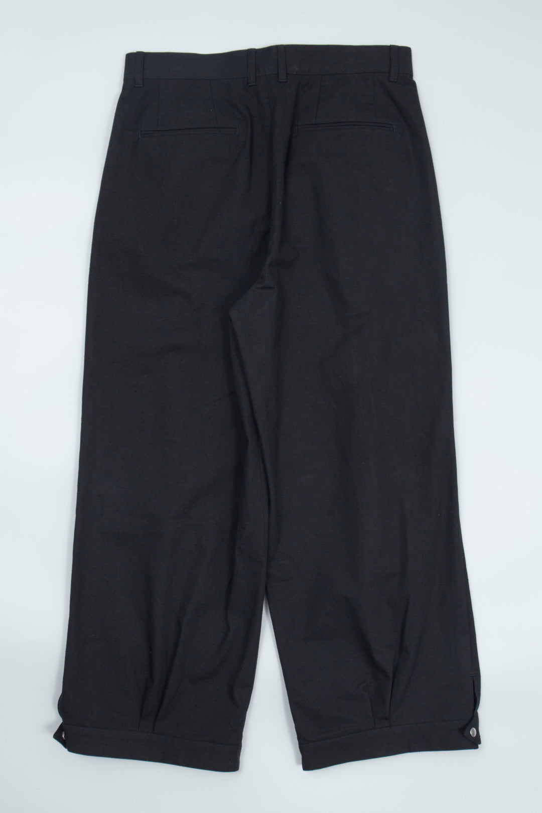 Tuck pants Black