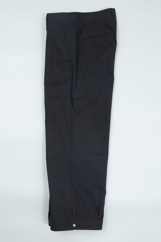 Tuck pants Black