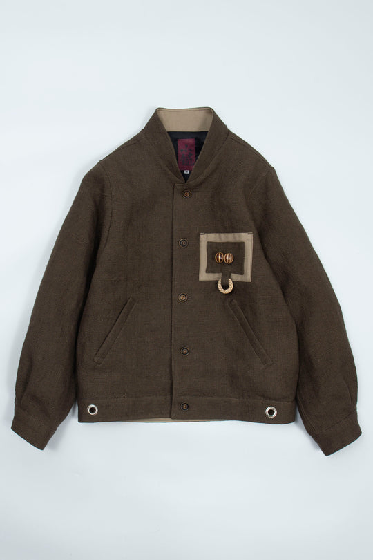 Band collar jacket