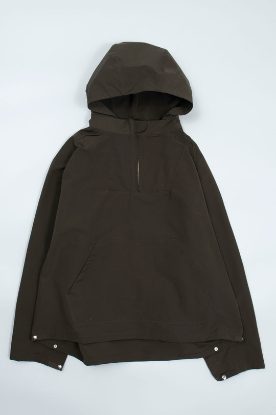 Nylon hoodie Khaki