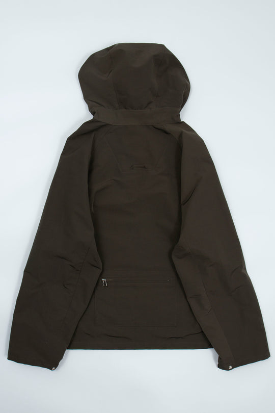 Nylon hoodie Khaki