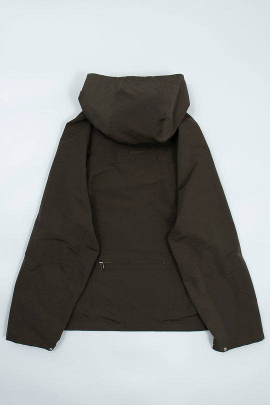 Nylon hoodie Khaki