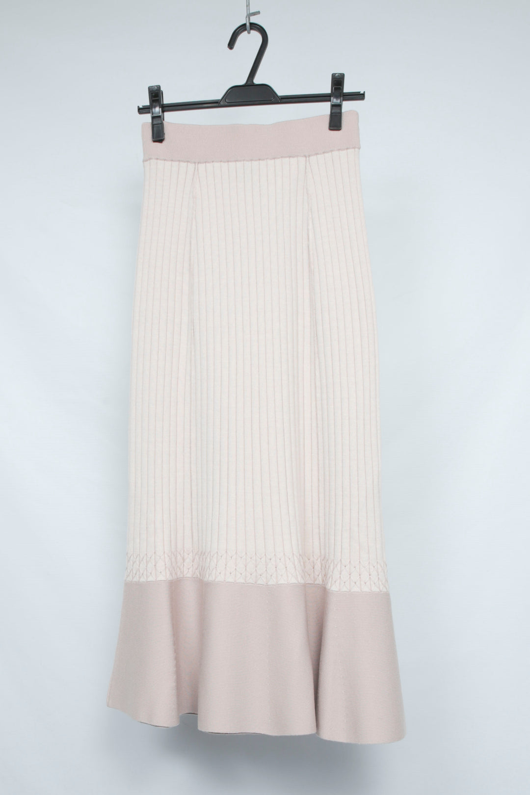 Create Clair knit skirt light beige