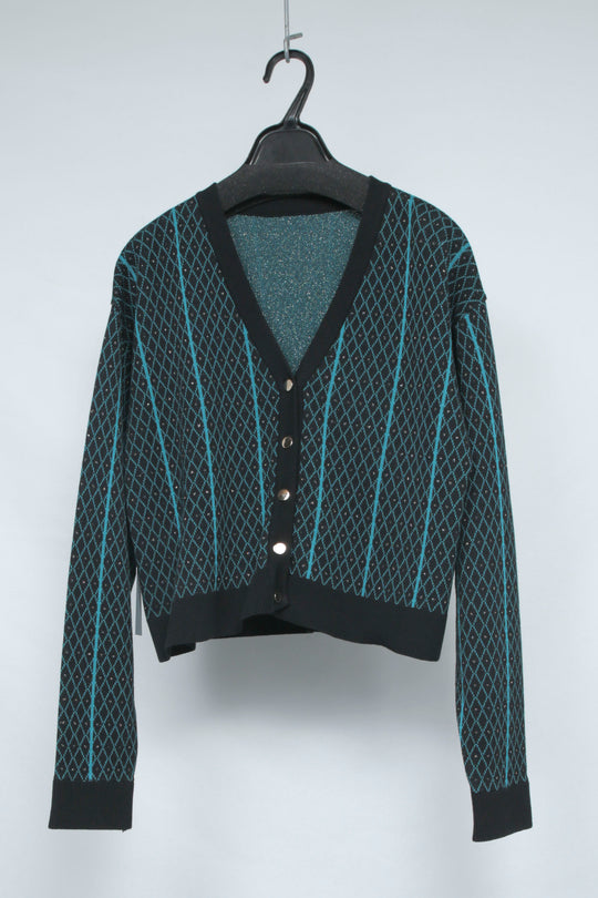 CREATE CLAIR knit cardigan green