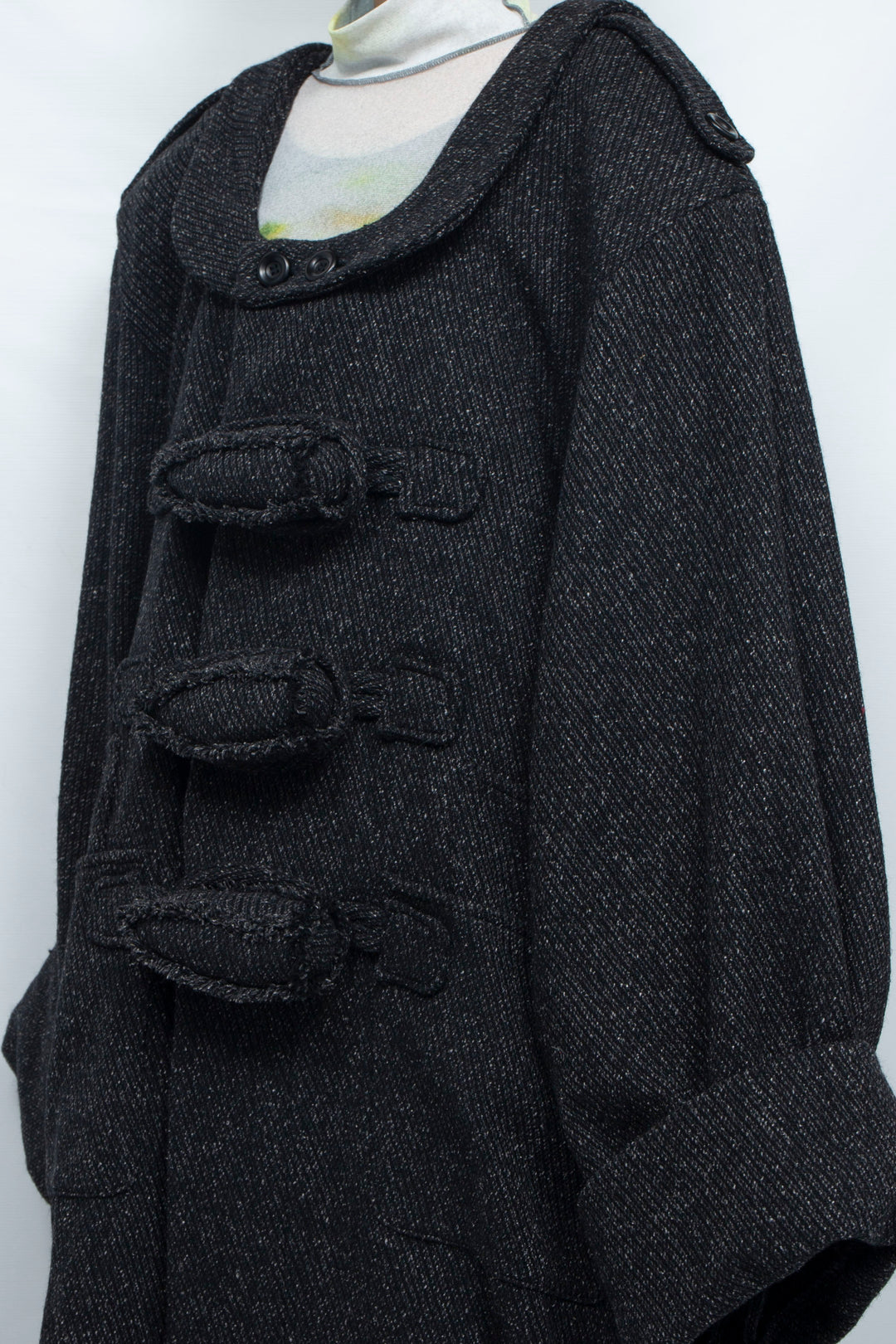 Cushion toggle duffle coat