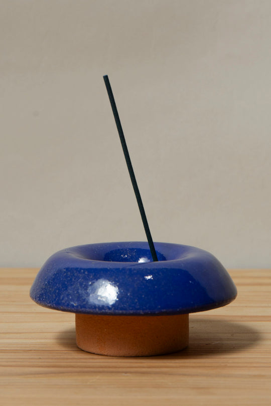 Mushroom Incense Holder - Klein Blue