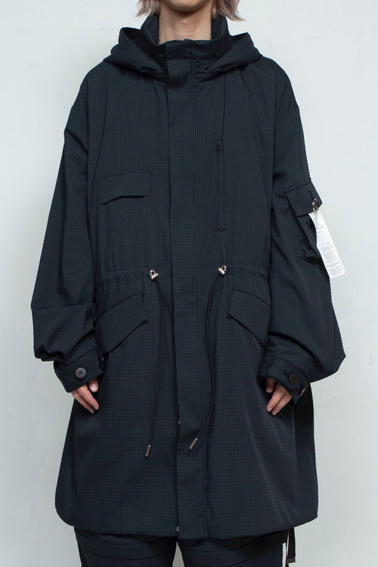 Fishtail Spring Coat BLACK