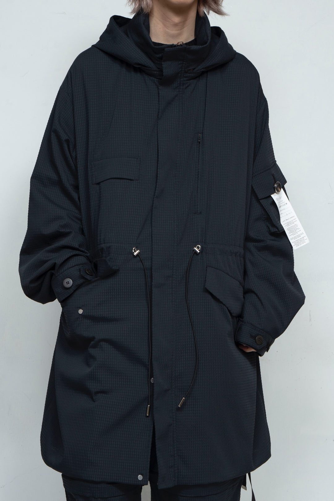 Fishtail Spring Coat BLACK