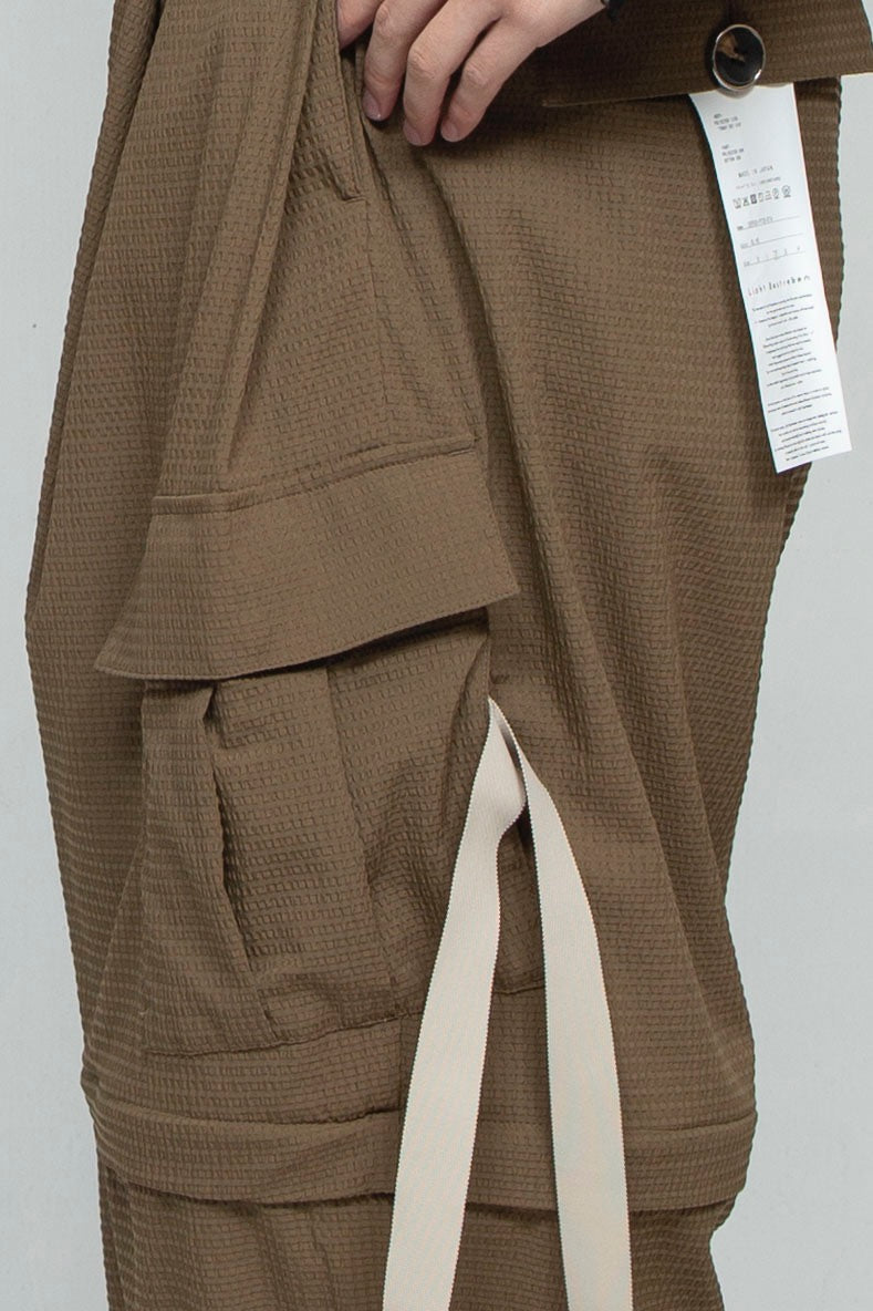 Detachable Wide Cargo Pants OLIVE