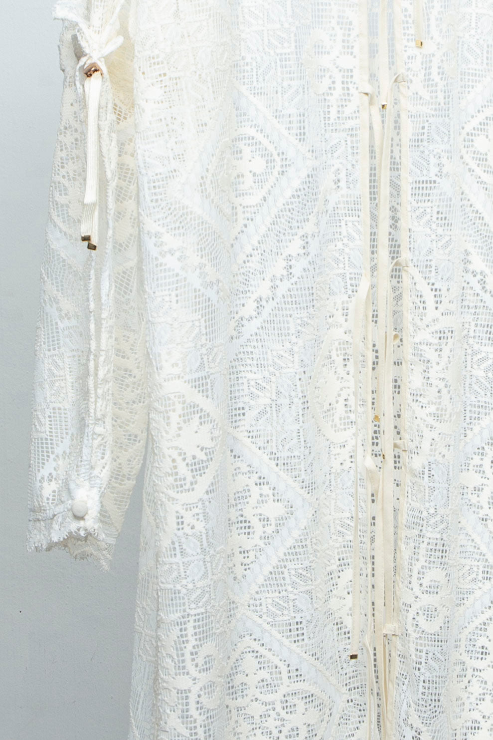 Russell lace Cardigan WHITE