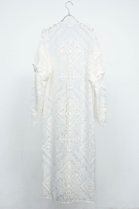 Russell lace Cardigan WHITE