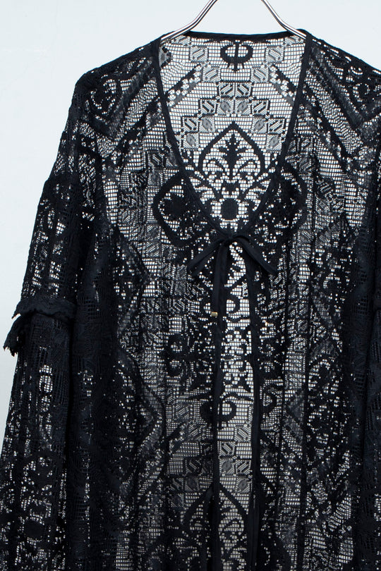 Russell lace Cardigan BLACK