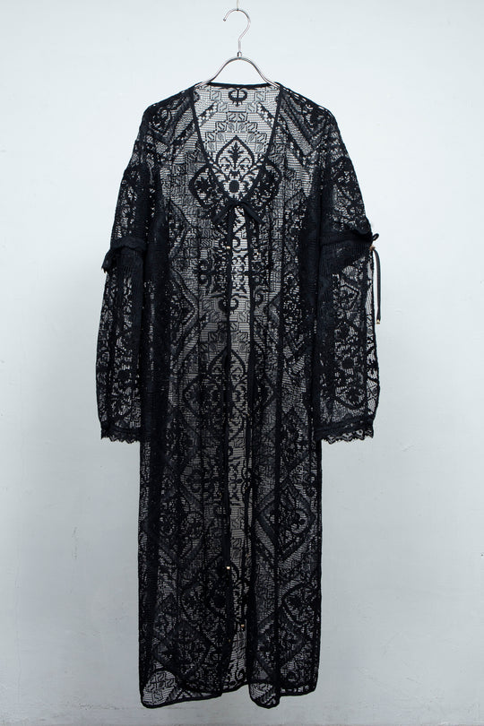 Russell lace Cardigan BLACK