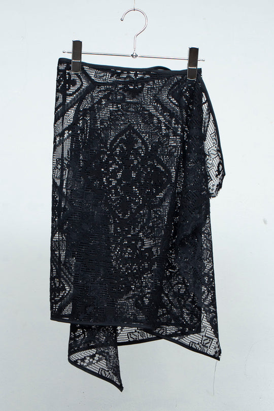 Russell lace Wrap BLACK