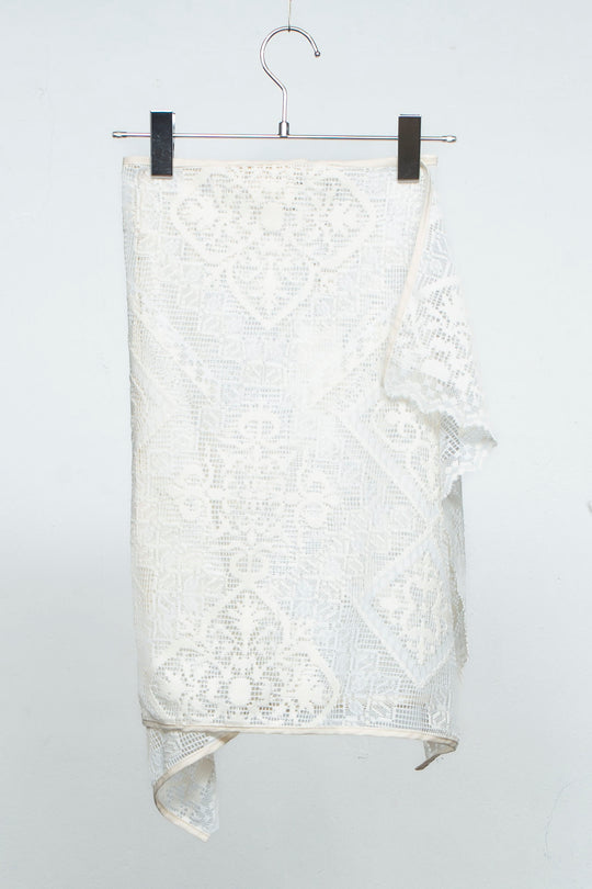 Russell lace Wrap WHITE