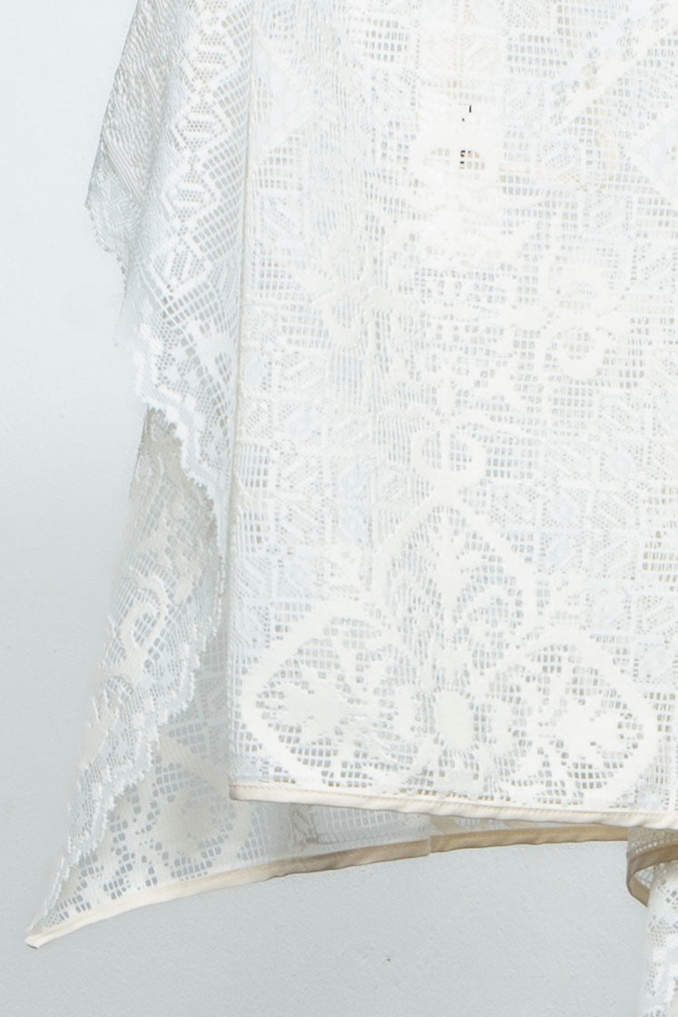 Russell lace Wrap WHITE