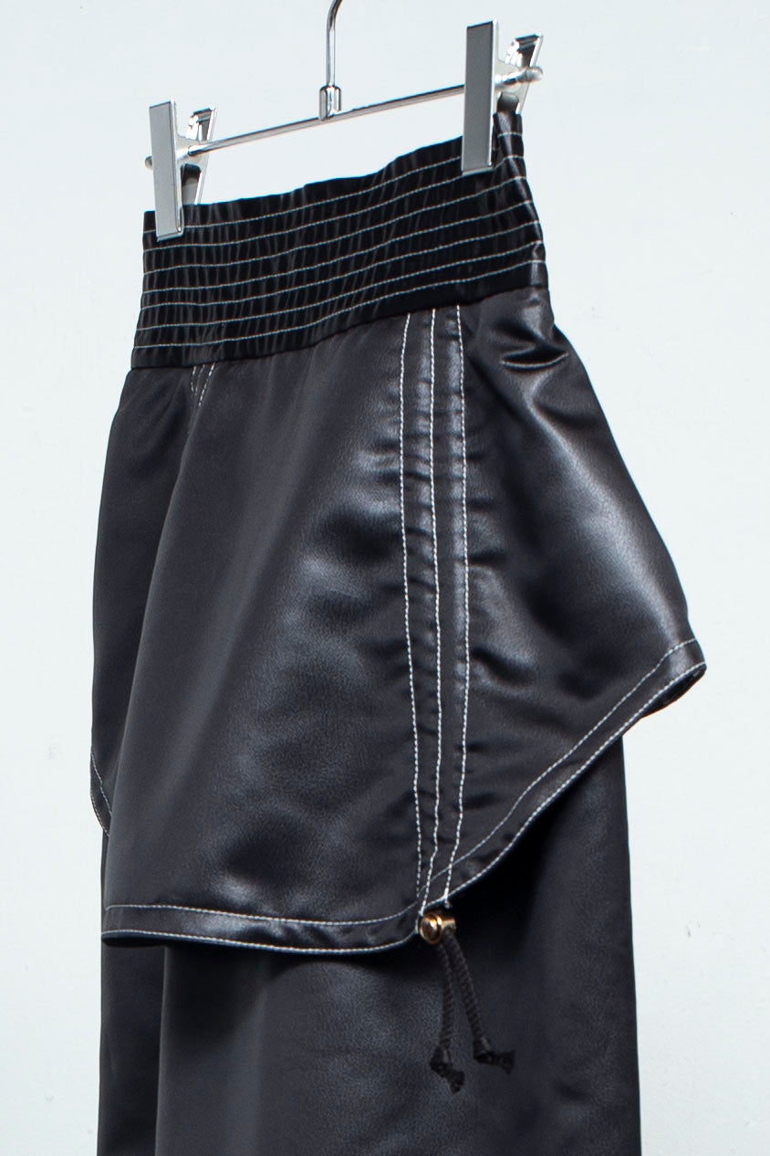 Leather-like Skirt BLACK