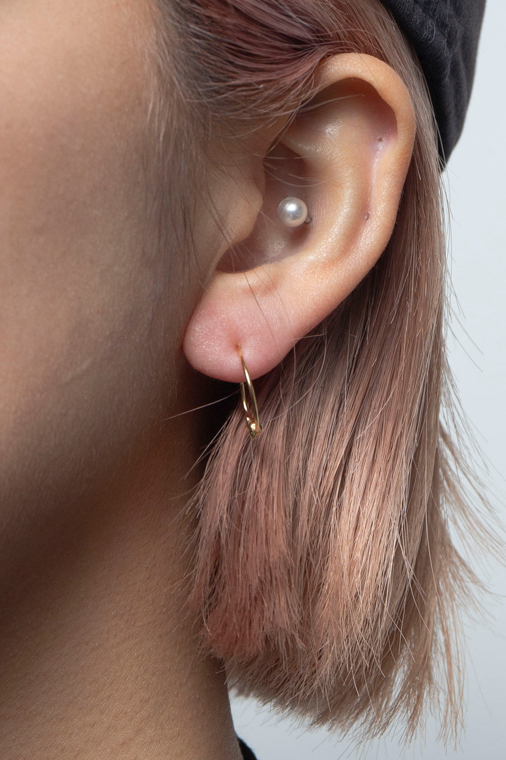 Barbed Wire Earring Gold