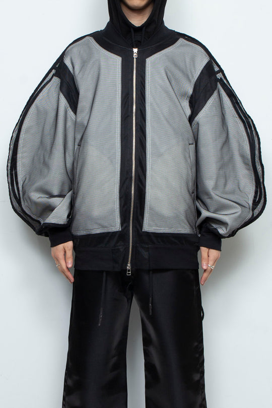 Mesh Sleeve Bomber