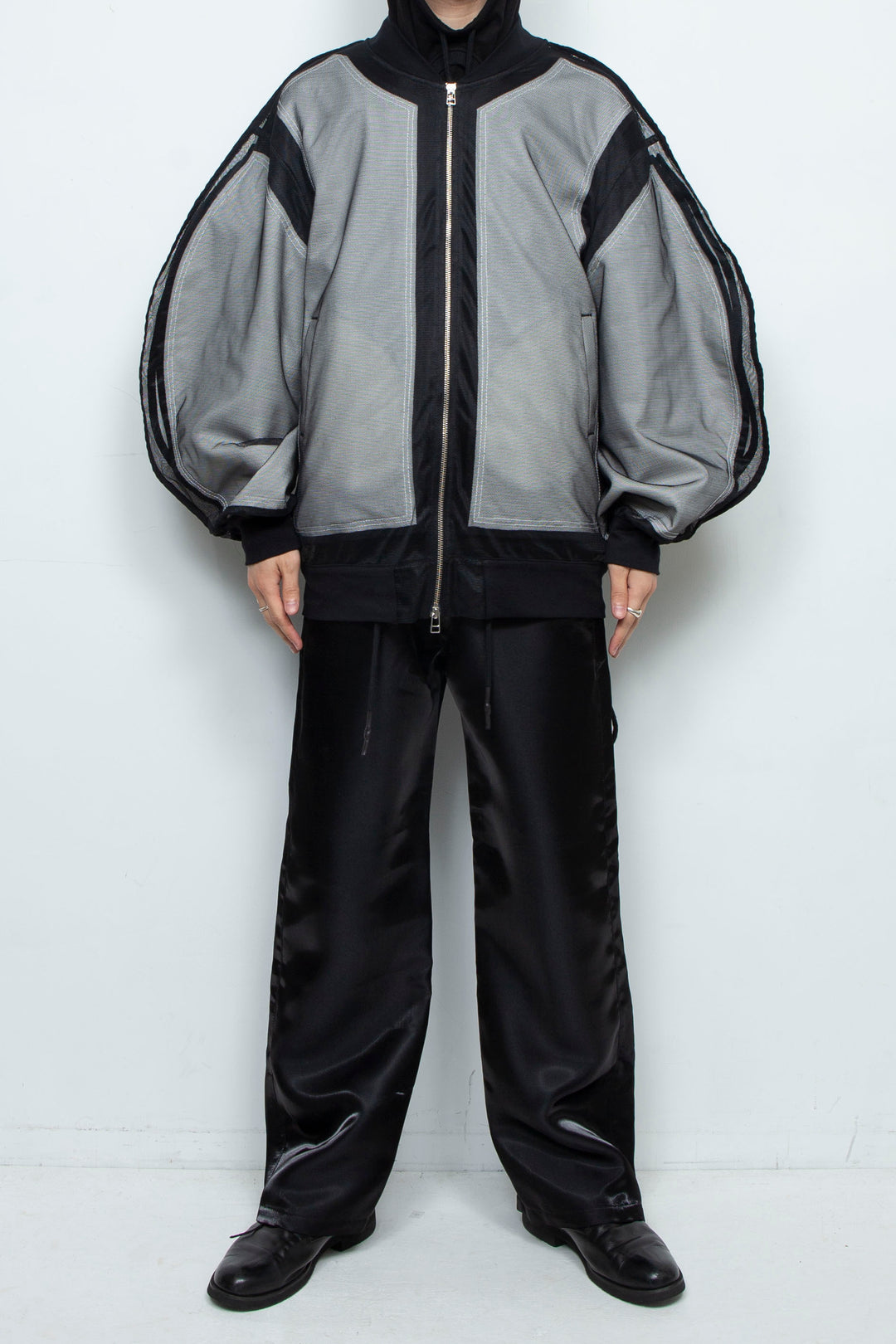 Mesh Sleeve Bomber