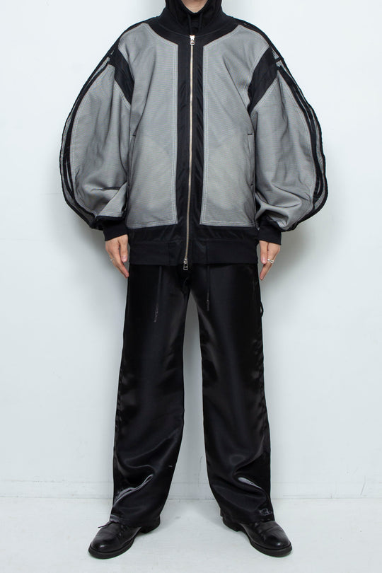 Mesh Sleeve Bomber