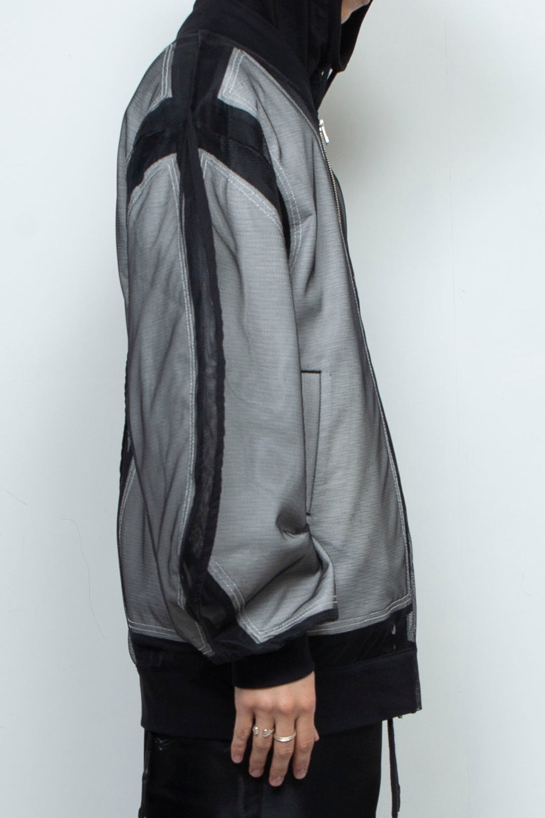 Mesh Sleeve Bomber