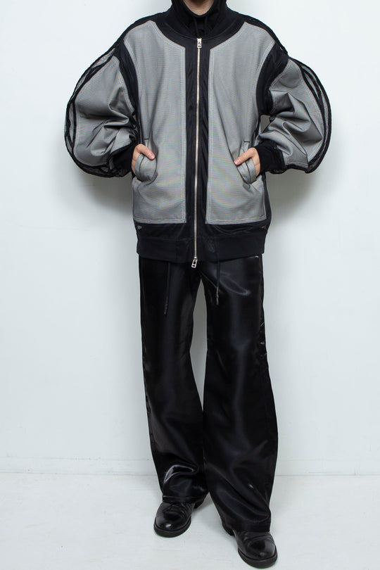 Mesh Sleeve Bomber