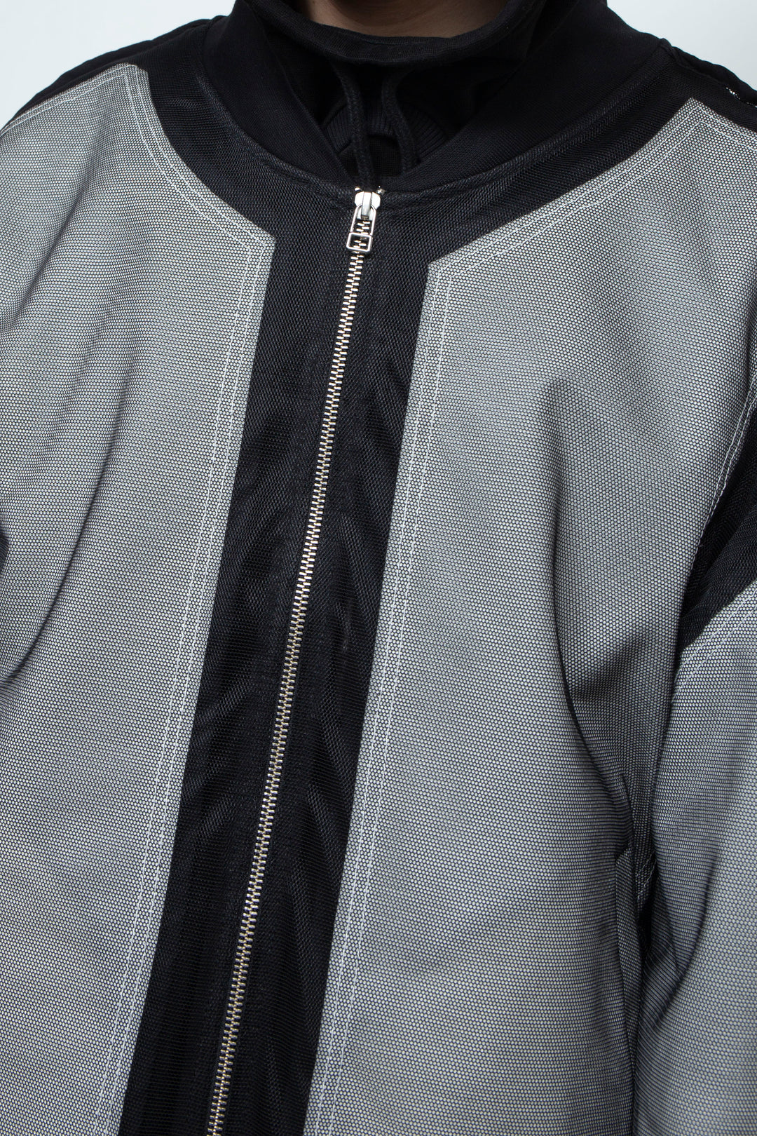 Mesh Sleeve Bomber